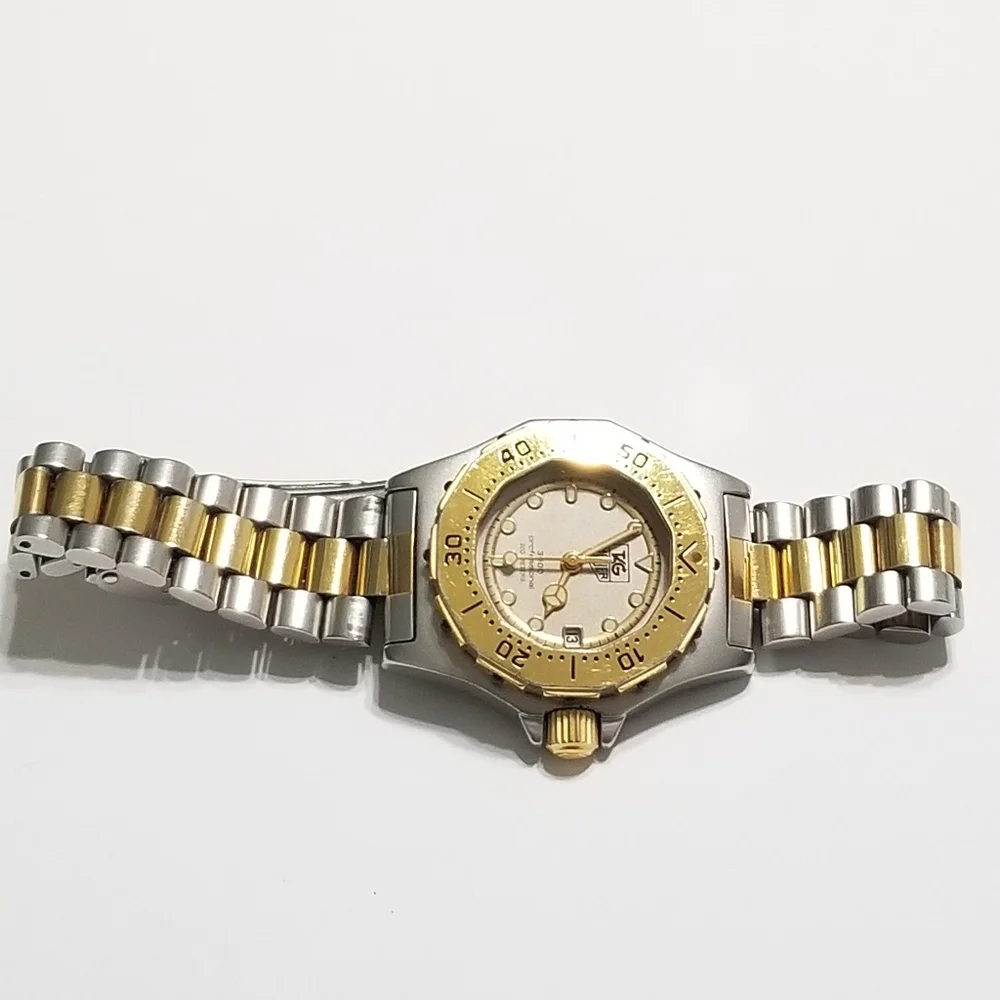 Authentic Tag Heuer two tone Swiss made watch. - Picture 11 of 16